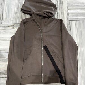 Grey Rick Owens Mountain Zipup